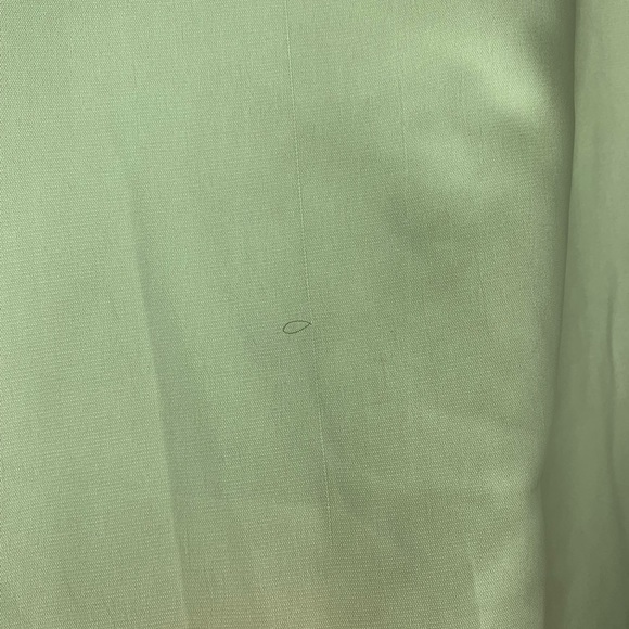 V-neck long-sleeved basic white blouse - Picture 5 of 6